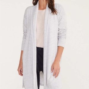 NWOT Lou & Grey Striped Long Length Cardigan